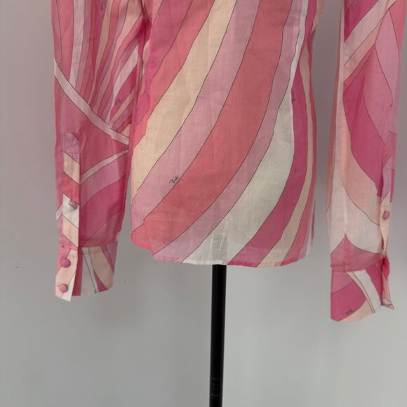 Pucci Cotton Printed Blouse - Picture 9 of 11